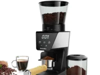 Kf S67b29b6c6470458d8ca6ac0c2db6061fc Biolomix Moulin Caf Lectrique Automatique Broyeur Bavures 30 Vitesses Pour Expresso Caf Am Ricain Verser Sur