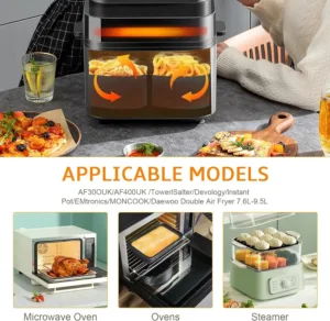 10 Pcs Air Fryer Accessories Air Fryer Accessories For Foodi Af400eu Af300eu Double Xl Kit For 2.webp