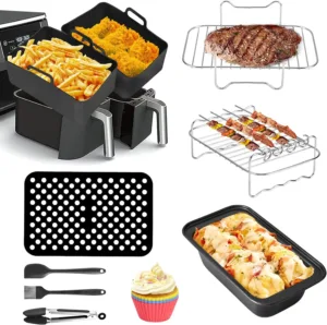 10 Pcs Air Fryer Accessories Air Fryer Accessories For Foodi Af400eu Af300eu Double Xl Kit For.webp