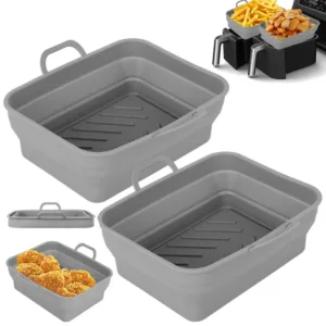 2pcs Air Fryer Silicone Pot With Handle Foldable Air Fryer Liner Heat Resistant Non Stick Air.jpg 640x640 4.webp