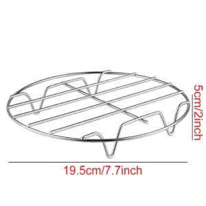 Air Fryer Baking Rack Metal Square Round Rectangle Oven Grill Racks Airfryer Accessories For Cosori Instant.jpg 640x640 4.webp