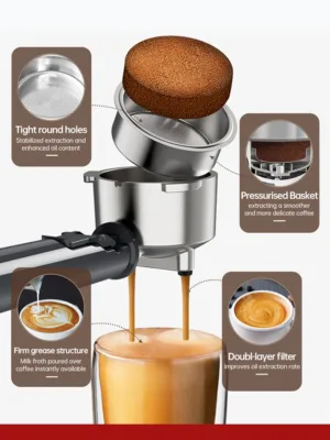 Cafelffe 4 In 1 Coffee Maker Hot Cold Dolce Gusto Nespresso Capsule Ese Pod Ground Cappuccino 2.webp