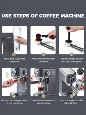 Cafelffe 4 In 1 Coffee Maker Hot Cold Dolce Gusto Nespresso Capsule Ese Pod Ground Cappuccino 5.webp