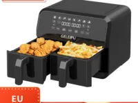 Geleipu Dl28 8 Quarts Air Fryer 8 Cooking Presets Dual Nonstick Dishwasher Safe Basket 5mins Auto.webp