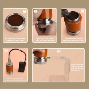 Gzzt Pneumatic Coffee Machine Air Pressure Coffee Maker 42mm 58mm Powder Bowl Espresso Machine Portable For 2.webp