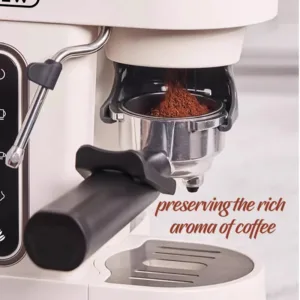 Hibrew 20 Bar Semi Automatic Espresso Coffee Maker With Grinder Bean For Cappuccino And Latte Milk 3.webp