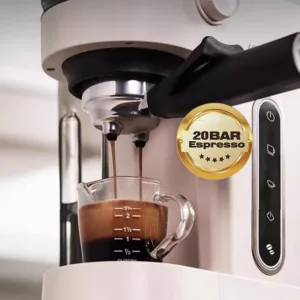 Hibrew 20 Bar Semi Automatic Espresso Coffee Maker With Grinder Bean For Cappuccino And Latte Milk 5.webp