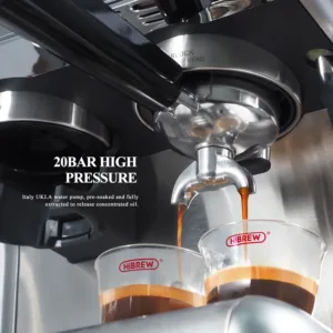 Hibrew Barista Pro 20bar Bean To Espresso Cafetera Commercial Level Coffee Machine With Full Kit For 1.webp