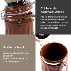 Manual Coffee Grinder Capacity Conical Burrinternal Adjustable Setting Ceramic Cup Grinding Core French Press Coffee For 2.webp