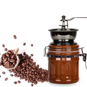 Manual Coffee Grinder Capacity Conical Burrinternal Adjustable Setting Ceramic Cup Grinding Core French Press Coffee For 4.webp