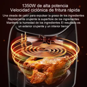 Microdata Air Fryer Qf606 6l Visible Oil Free Air Fryer 6l Capacity 1350w Multi Function Hot 2.webp