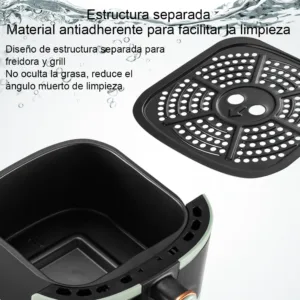 Microdata Air Fryer Qf606 6l Visible Oil Free Air Fryer 6l Capacity 1350w Multi Function Hot 3.webp