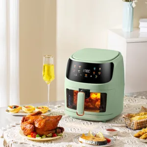 Microdata Air Fryer Qf606 6l Visible Oil Free Air Fryer 6l Capacity 1350w Multi Function Hot 4.webp