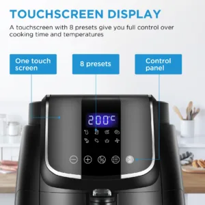 Midea Hot Air Fryer 4l Oil Free Airfryer 1500w 8 Cooking Modes 35 200 C Baking 3.webp