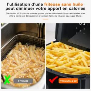 Oil Free Air Fryer Monmecd 5 5l 1700w Temperature Adjustable Window Visible 4.webp