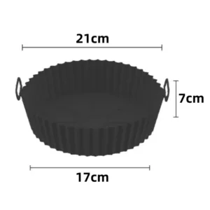 Silicone Basket Pot Tray Airfryer Liner For Air Fryer Reusable Container Accessories Pan Baking Mold Protector.jpg 640x640 5.webp