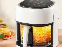 Smart Electric Air Fryer Large Capacity Convection Oven Deep Fryer Without Oil Kitchen 360 Baking Viewable.webp