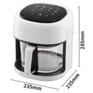 Smart Electric Air Fryer Large Capacity Convection Oven Deep Fryer Without Oil Kitchen 360 Baking Viewable 5.webp