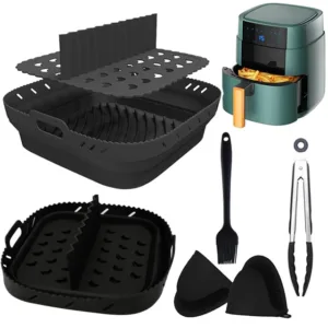 Square Hot Air Fryer Accessories Metal Oven Baking Rack Cooking Grill Holder For Cosori Instant Vortex.jpg 640x640 1.webp