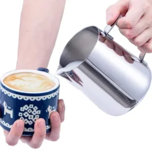 150 600ml Coffee Milk Frothing Jug Latte Art Milk Frother Pitcher Stainless Steel Measurement Jug Milk 8.webp
