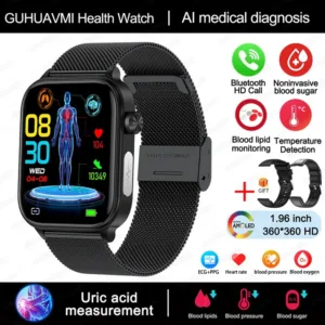 2024 New Ecg Ppg Uric Acid Non Invasive Blood Glucose Smartwatch Men Bluetooth Call Heart Rate.jpg 640x640 10.webp