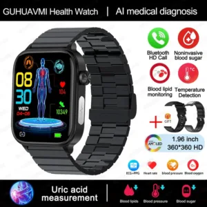 2024 New Ecg Ppg Uric Acid Non Invasive Blood Glucose Smartwatch Men Bluetooth Call Heart Rate.jpg 640x640 13.webp