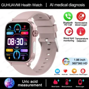 2024 New Ecg Ppg Uric Acid Non Invasive Blood Glucose Smartwatch Men Bluetooth Call Heart Rate.jpg 640x640 3.webp