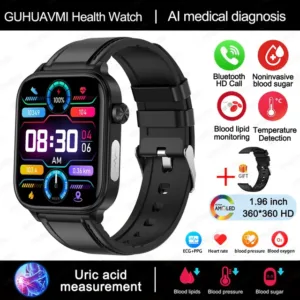 2024 New Ecg Ppg Uric Acid Non Invasive Blood Glucose Smartwatch Men Bluetooth Call Heart Rate.jpg 640x640 4.webp