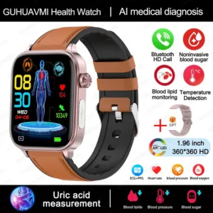 2024 New Ecg Ppg Uric Acid Non Invasive Blood Glucose Smartwatch Men Bluetooth Call Heart Rate.jpg 640x640 5.webp