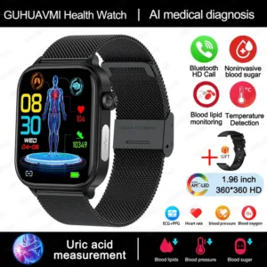 2024 New Ecg Ppg Uric Acid Non Invasive Blood Glucose Smartwatch Men Bluetooth Call Heart Rate.jpg 640x640 6.webp
