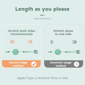 3 In 1 Retractable Usb Cable Fast Charging Data Cord For Iphone Samsung Huawei Xiaomi Multi 3.webp