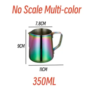 350 600 900ml Coffee Milk Pull Flower Cup Stainless Steel Non Stick Steaming Frothing Pitcher Cappuccino.jpg 640x640 11.webp