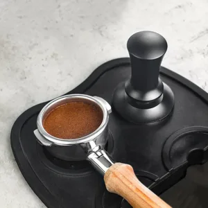 51mm 53mm 58mm Espresso Coffee Tamper Stainless Steel Flat Thread Base Internal Spring Design Balanced Fixed 4.webp