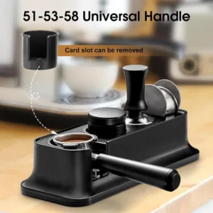 Coffee Tamper Barista Tamping Station 51 58mm 4 In 1 Espresso Tamping Stand Universal Coffee Stirrer 3.webp
