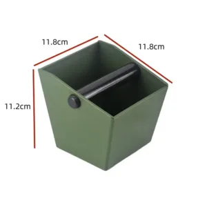 Dump Bin Bucket Anti Slip Espresso Coffee Grounds Container Coffee Knock Box Powder Beveled Coffee Grind 5.webp
