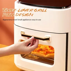 Grande Friteuse Air Num Rique Multifonction Four Lectrique D Collage Cran Tactile Fen Tre Visible Sans 5.webp
