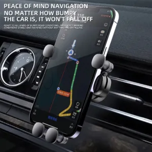 Gravity Car Phone Holder For 4 7 7 Inch Mobile Phone Car Air Vent Phone Mount 5.webp