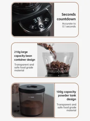 Hibrew Automatic Burr Mill Electric Coffee Grinder With 31 Gears For Espresso American Coffee Pour Over 5.webp