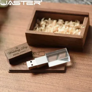 Jaster Crystal Wooden Usb Flash Drive Pen Drive U Disk Memory Stick Pendrive 4gb 8gb 16gb 2.webp
