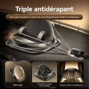 Joyroom Dashboard Car Phone Holder Universal 360 Rotation Silicone Phone Mount One Handed Operation Phone Holder 3.webp