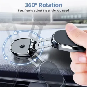 Metal Magnetic Car Phone Holder Folding Magnet Mount Mobile Cell Phone Stand Gps Support For Iphone 3.webp