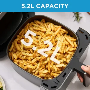 Midea Hot Air Fryer 5l Capacity Heatxpress Technology 90 Less Oil Energy And Time Saving With 1.webp