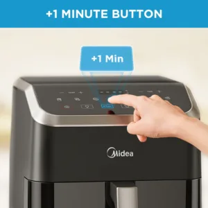 Midea Hot Air Fryer 5l Capacity Heatxpress Technology 90 Less Oil Energy And Time Saving With 4.webp