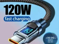 Nnbili New 120w Led Digital Display Quick Charge Usb Type C Cable For Oppo Vivo Huawei.webp