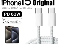 Original Pd 60w Fast Charger 6a Usb C To Type C Cable For Apple Iphone 15.webp