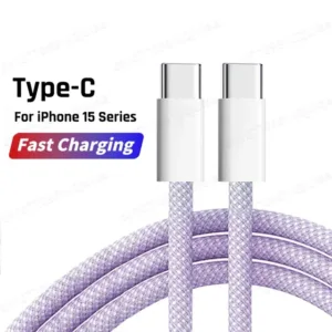 Original Pd 60w Fast Charger 6a Usb C To Type C Cable For Apple Iphone 15.png 640x640 2.webp
