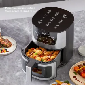 Smart Air Fryer Electric Visual Window 7l Oil Free Air Fryer Automatic Household Kitchen 360 Baking 2.webp