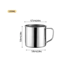 Stainless Steel Cup Portable Coffee Cup Camping Travel Mug Metal Coffee Mug Water Drinking Cup Milk.jpg 640x640 2.webp