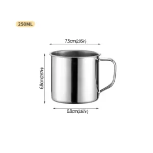 Stainless Steel Cup Portable Coffee Cup Camping Travel Mug Metal Coffee Mug Water Drinking Cup Milk.jpg 640x640 3.webp