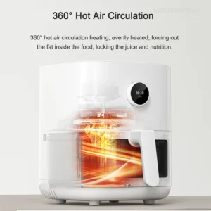 Xiaomi Mijia Smart Air Fryer Pro 4l Hot Oven Cooker Viewable Window App Timing Without Oil 2.webp